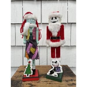 Nightmare Before Christmas Nutcracker Set - Jack Skellington and Sally - Disney
